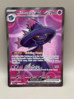 Mismagius ex 112/094 Ultra Rare Full Art NM Pokemon Card Phantasmal Flames - Image 1