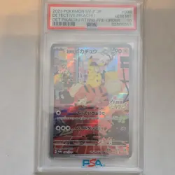 Pokemon 2023 SV-P Detective Pikachu 098/SV-P Promo Holo Japanese PSA 10 - Image 1