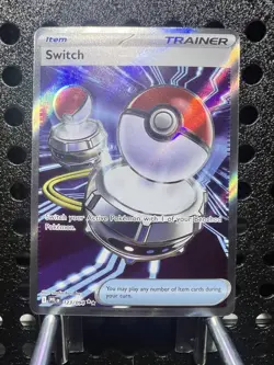 Pokemon TCG Card Switch 123/094 Phantasmal Flames Ultra Rare Full Art - NM - Image 1
