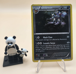 Pokemon TCG Umbreon Black Star Promo XY96 Holo Promo Card Damaged - Image 1