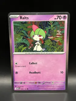Cosmo Holo Ralts 058/132 Kirlia 059/182 - Pokemon Mega Evolution Cards - NM - Image 2