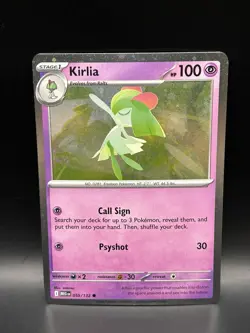 Cosmo Holo Ralts 058/132 Kirlia 059/182 - Pokemon Mega Evolution Cards - NM - Image 5