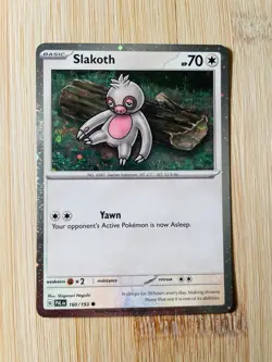 Pokemon TCG PAL Set Slakoth Vigoroth Slaking Holo Cards 160-162/193 - Image 1