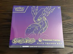 Scarlet and Violet Base Set Pokemon Center Exclusive ETB (Miraidon) New - Image 1