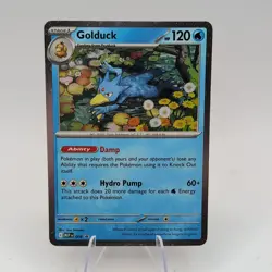 Pokemon TCG Golduck 008 Black Star Promo Cosmos Holo Mega Evolution Card - Image 1