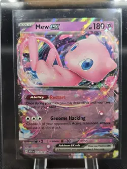 Pokemon TCG Mew EX 151/165 Scarlet & Violet Holo Double Rare Card - Image 1