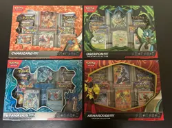 Pokemon TCG: Charizard Gyrados Ogerpon Armarouge Ex Premium Collection 24 Packs - Image 1