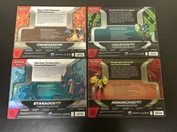 Pokemon TCG: Charizard Gyrados Ogerpon Armarouge Ex Premium Collection 24 Packs - Image 2