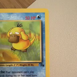 Psyduck 53/62 Fossil Regular 1st Edition Pokemon WOTC LP - Image 4