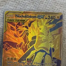 Pokemon Pikachu & Zekrom GX SM248 Sun & Moon Black Star Promo Holo NM - Image 2