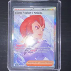 Pokemon Team Rocket's Ariana 237/182 Destined Rivals Rare Holo Trainer Card - Image 1