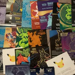 Massive Pokemon ETB Poster And Booklet Lot. Sun And Moon, Sword And Shield, SV + - Image 3