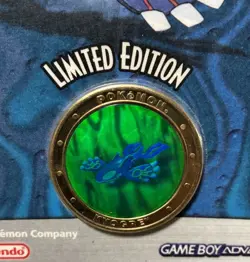 Pokemon - Sapphire Kyogre Limited Edition Holographic Collectible Coin Sealed - Image 2