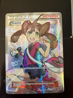 Pokemon TCG Shauna 111a/124 Full Art Trainer Holo Ultra Rare XY Promo - Image 1