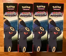 🚨Lot of 4! Pokemon Prismatic Evolutions Premium Figure Collection 4 Boxes - Image 3