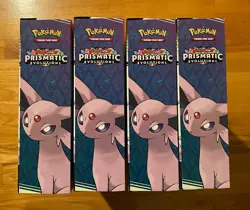 🚨Lot of 4! Pokemon Prismatic Evolutions Premium Figure Collection 4 Boxes - Image 4