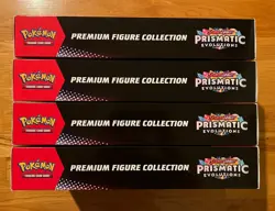 🚨Lot of 4! Pokemon Prismatic Evolutions Premium Figure Collection 4 Boxes - Image 5