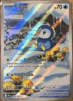Piplup 098/094 Me02: Phantasmal Flames Holo Pokemon TCG **MINT/NM** - Image 1