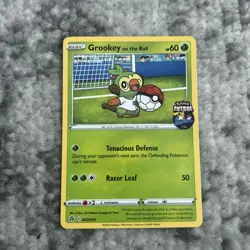 Grookey on the Ball Pokemon Card Futsal #003 - Image 1