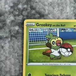 Grookey on the Ball Pokemon Card Futsal #003 - Image 2