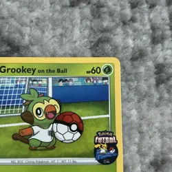 Grookey on the Ball Pokemon Card Futsal #003 - Image 3
