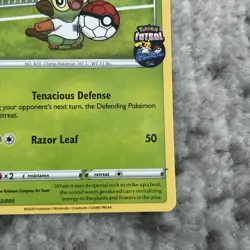 Grookey on the Ball Pokemon Card Futsal #003 - Image 4