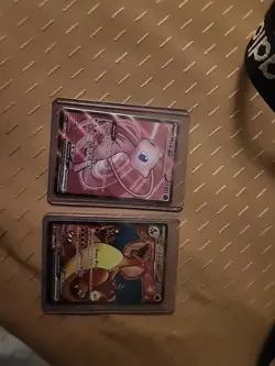 Mew Ex 193/165 And Charizard Ex Pokemon Cards 183/165 - Image 1