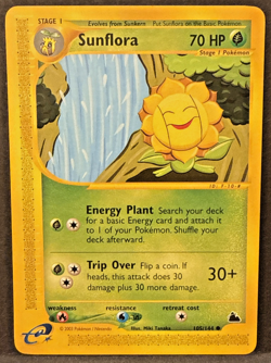 Sunflora 105/144 Skyridge Common Pokemon TCG Card - NM - Image 1