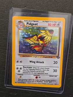 POKEMON ~ PIDGEOT HOLO ~ JUNGLE SET 8/64 ~ VINTAGE 1999 WOTC - Image 1