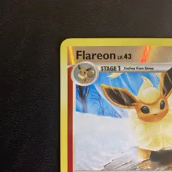 Pokemon TCG Flareon 19/100 Reverse Holo Rare Majestic Dawn LP - Image 4