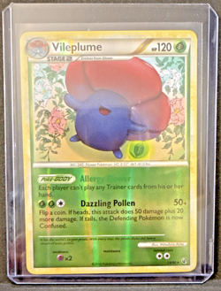 Vileplume - 24/90 - Pokemon Undaunted Reverse Holo Rare - LP - Image 3