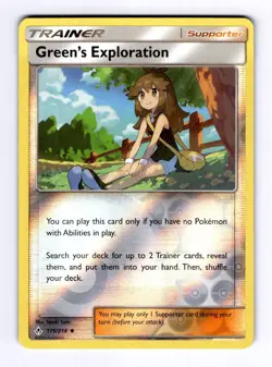 Green's Exploration SM - Unbroken Bonds #175 Uncommon Reverse Holo NM Pokemon - Image 1