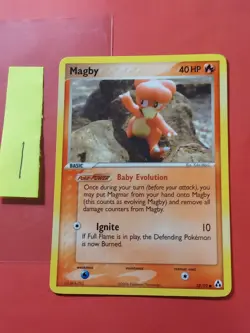 2006 Pokemon EX Legend Maker #58 Magby, C, NF/H, cd1 - Image 1