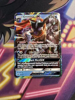 Greninja GX SM197 - Sun & Moon Promo Ultra Rare Holo Pokemon TCG MP - Image 1
