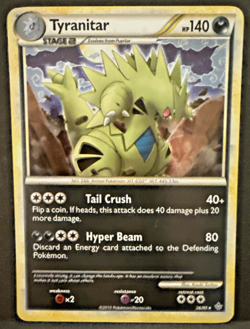 Tyranitar 26/95 Unleashed Holo Rare 2010 - Pokemon TCG - NM - Image 1