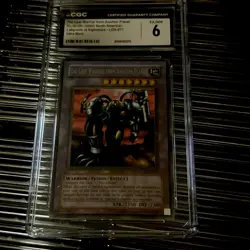 Yugioh CGC 6 FADED ERROR The Last Warrior From Another Planet LON-077 Super Rare - Image 2