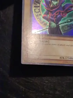 Yu-Gi-Oh! ULTRA RARE HOLO CARD DARK MAGICIAN LOB-005 1996 VINTAGE PRINT VLP - Image 5