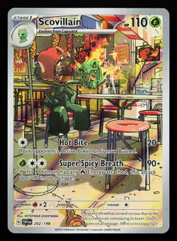 Scovillain 202/198 Illustration Rare Scarlet & Violet Base Set Pokemon Card - Image 1