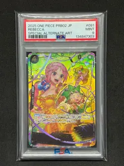 ONE PIECE Card Rebecca PSA10 OP05-091 The Best Vol.2 - Image 1