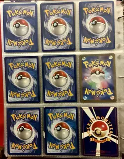 Vintage Pokemon Card Collection - No Binder Lot 5 Pages - Holo - Modern LP/NM - Image 4