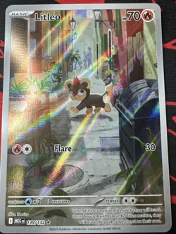 Litleo 139/132 Me01: Mega Evolution Illustration Rare Pokemon Card TCG Near Mint - Image 1