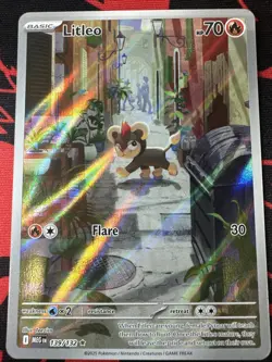 Litleo 139/132 Me01: Mega Evolution Illustration Rare Pokemon Card TCG Near Mint - Image 2