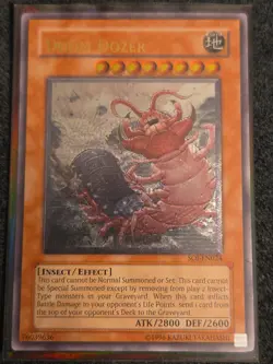 Yugioh Card Doom Dozer SOI-EN024 ULTIMATE RARE - VLP - Image 1