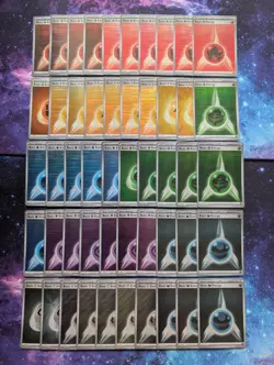 Pokemon Lot of 50 Reverse Holo Energy cards Pokemon TCG - Image 1