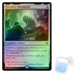 FOIL FORSAKEN MONUMENT Zendikar Rising ZNR Magic MTG MINT CARD - Image 1