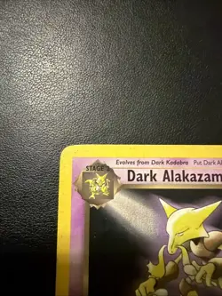 Pokemon TCG Dark Alakazam Card 18/82 Non-Holo, Vintage, NMCondition - Image 4