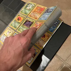 Pokemon Cards Binder Collection Lot Rare 600+ Cards WOTC Neo Base - Image 2