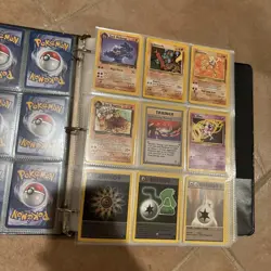 Pokemon Cards Binder Collection Lot Rare 600+ Cards WOTC Neo Base - Image 3