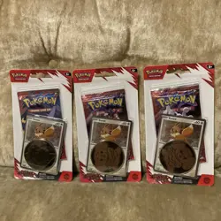 Pokemon Cards TCG Destined Rivals EEVEE Checklane Booster Blister Packs NEW X3 - Image 1