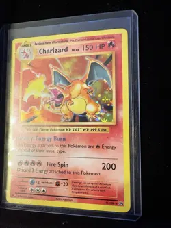 Pokemon Charizard 2016 Holo Card 11/108 XY Evolutions MODERATELY PLAYPLAYED - Image 2